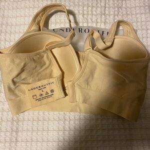 UNDEROUTFIT Tan Comfort Shaping Bra Size L New w/ Tags Adjustable straps